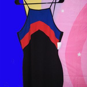 Cute chevron design Bodycon party dress